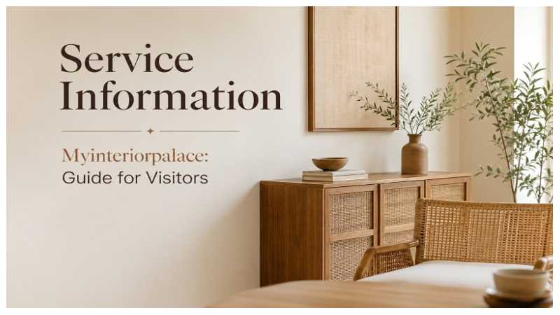 Service Information Myinteriorpalace: Guide for Visitors